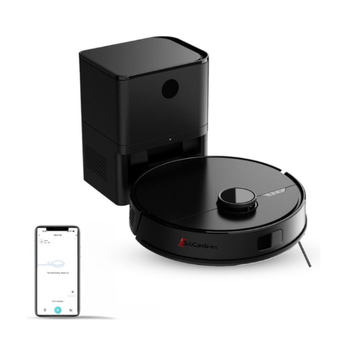 SubCombines™ | Robotstofzuiger Pro met Dweilfunctie en Zelflegende Laadstation