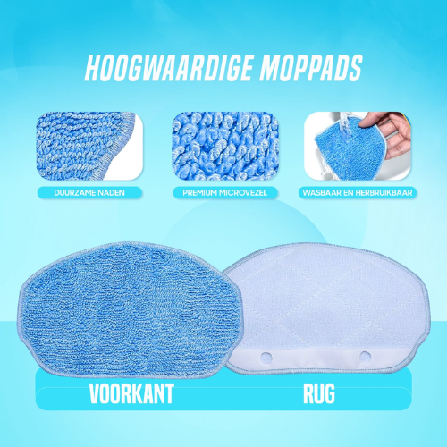 SubCombines™ | Robotstofzuiger Microvezel Wasbare Doek (2 Stuks)