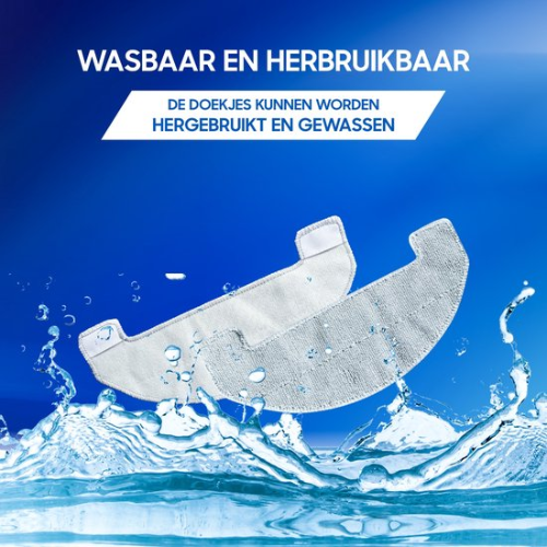 SubCombines™ | Robotstofzuiger Pro Microvezel Wasbare Doek (2 Stuks)