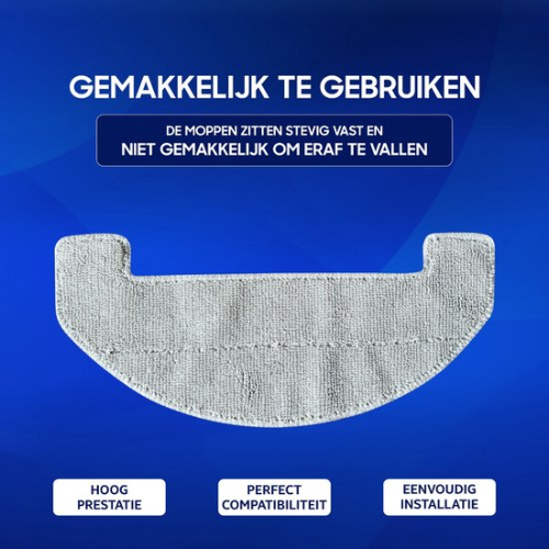 SubCombines™ | Robotstofzuiger Pro Microvezel Wasbare Doek (2 Stuks)