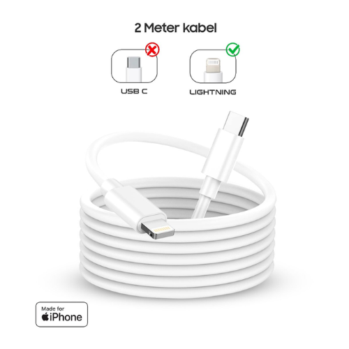 SubCombines™ | USB-C naar Lightning (2 meter kabel) - Snellader 65W