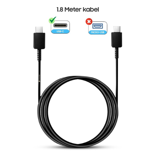 SubCombines™ | USB-C naar USB-C (1.8 meter kabel) - Snellader 100W