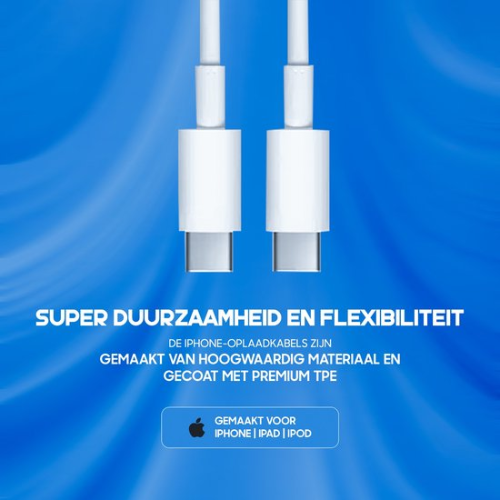 SubCombines™ | Oplaadkabel USB-C naar USB-C (1m Oplader) - 20W