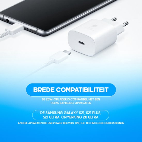 SubCombines™ | USB-C naar USB-C (1m Snellader) - 25W