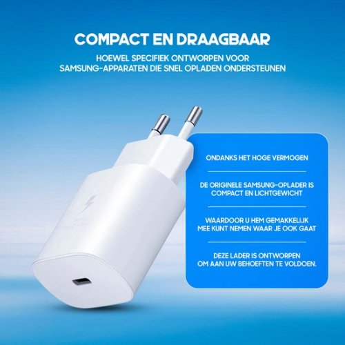 SubCombines™ | USB-C naar USB-C (1m Snellader) - 25W