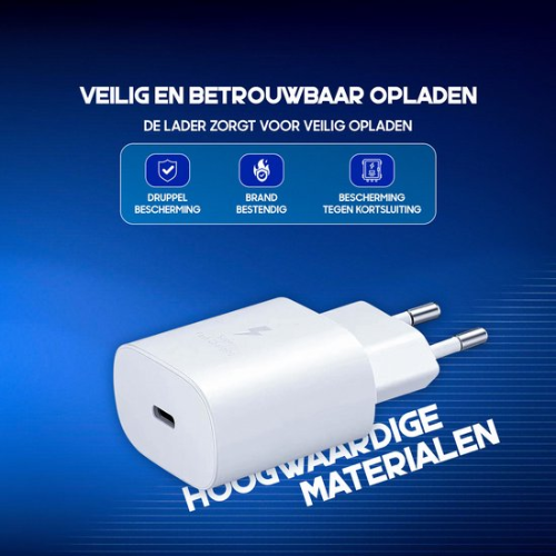 SubCombines™ | USB-C naar USB-C (1m Snellader) - 25W